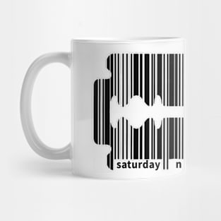 Barcode Saturday night Mug